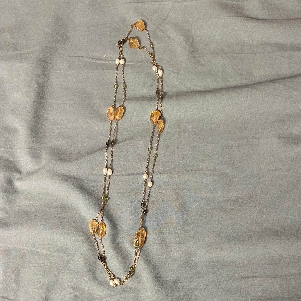 Elegant Multi-Color Beaded Necklace